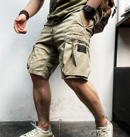 Heren Cargo Shorts Zomer Lichtgewicht Korte Broek - StudioMarella
