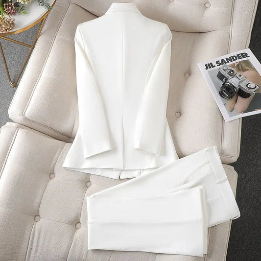 Klassieke Blazer Broek Set voor Dames - StudioMarella