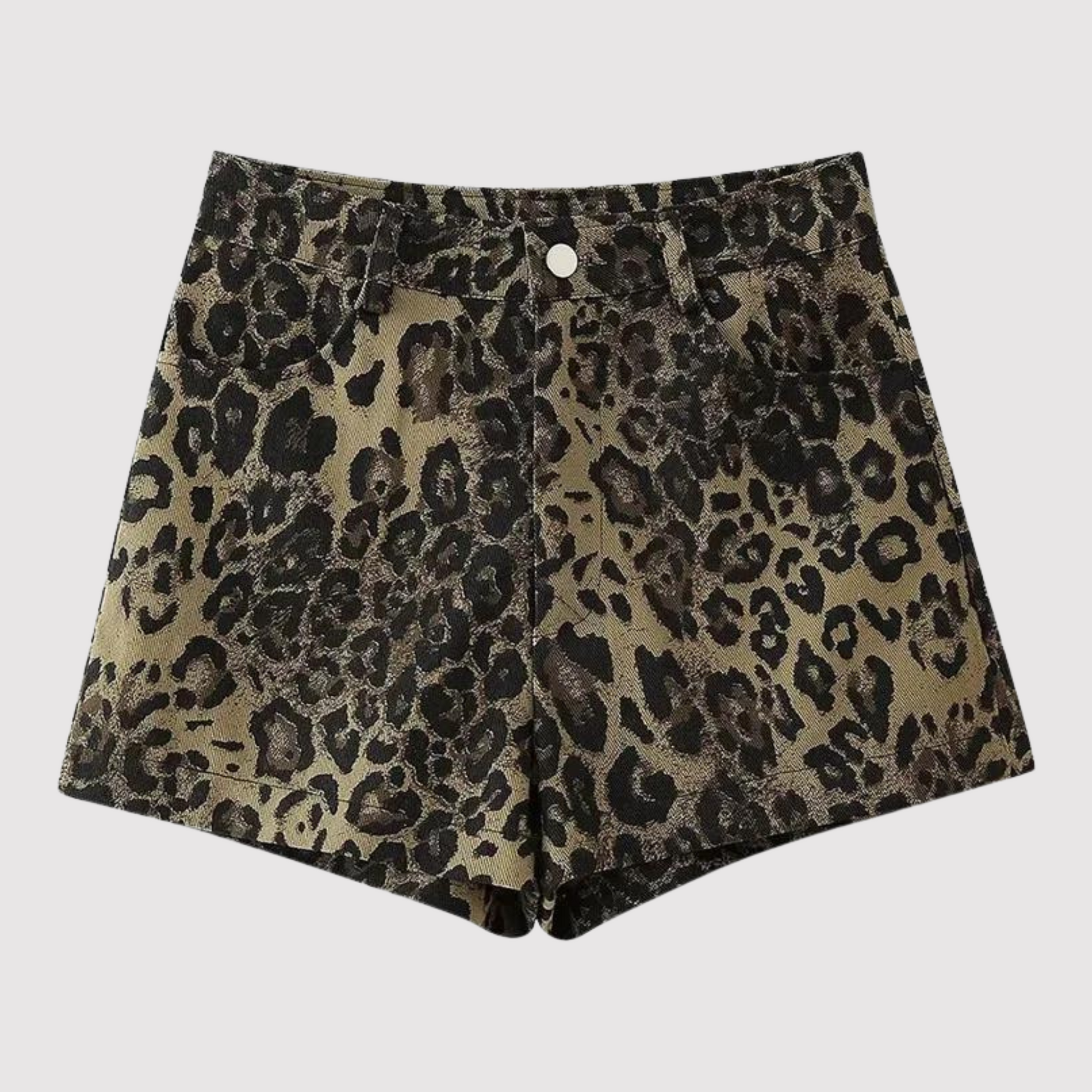 Izana Stretchy Luipaardprint Shorts Korte Broek - StudioMarella