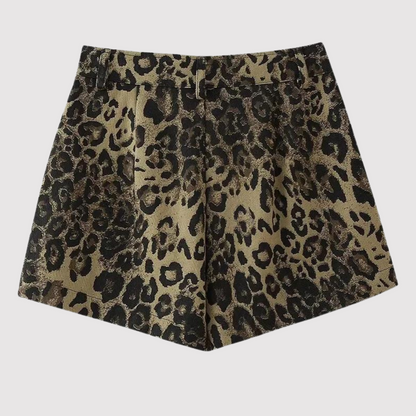 Dames Shorts Luipaardprint Korte Zomerbroek