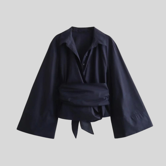 Vrouwelijke Katoen Top Elegante Stijl Dame - StudioMarella