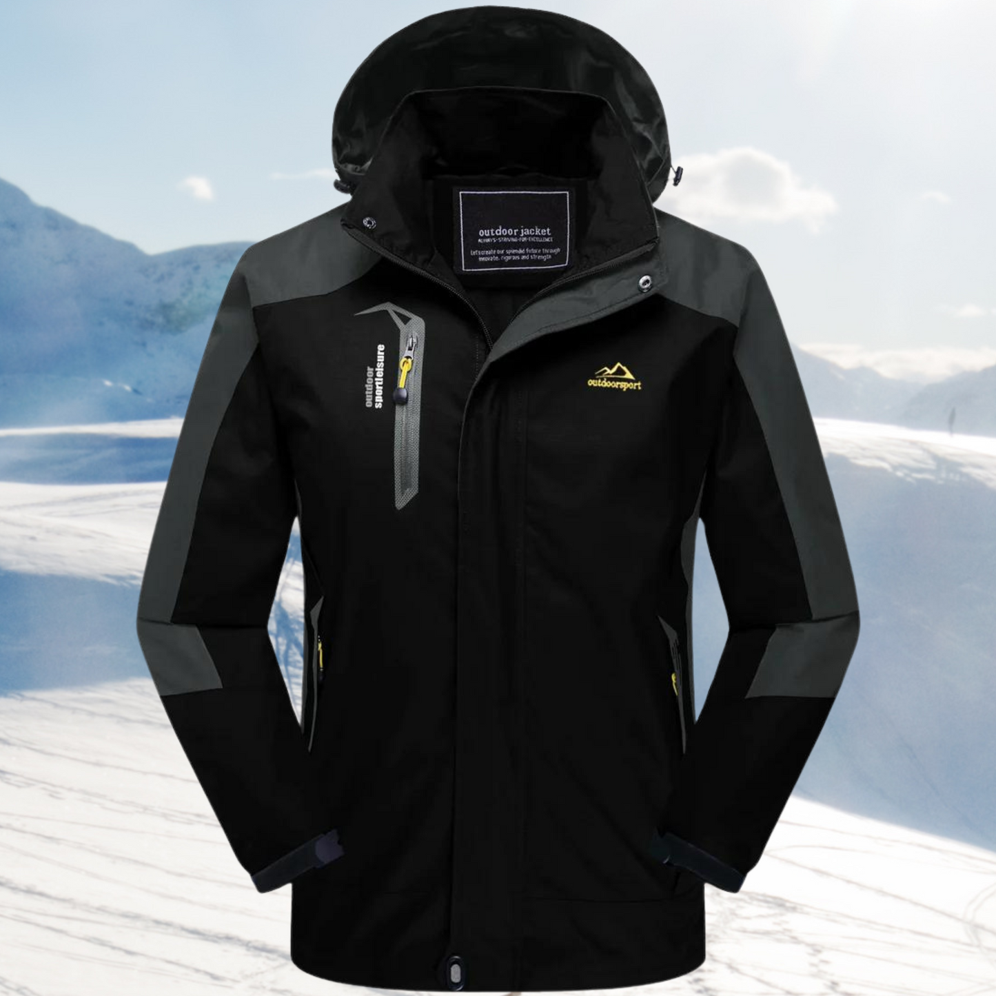 Dames Waterdichte Outdoor Jas met Capuchon voor Regen en Wind