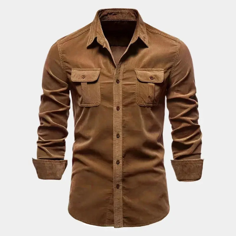 Elegante Overhemd voor Mannen Donker Blauw