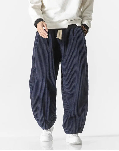 Heren Joggingbroek Ribgebreid Relaxed Fit Elastisch