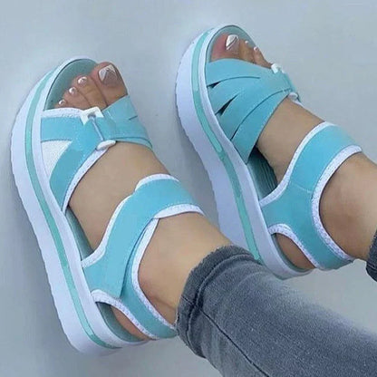 Zomer Sandalen Sleehak Elegante Comfortabele Schoenen