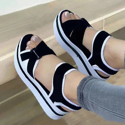 Zomer Sandalen Sleehak Elegante Comfortabele Schoenen