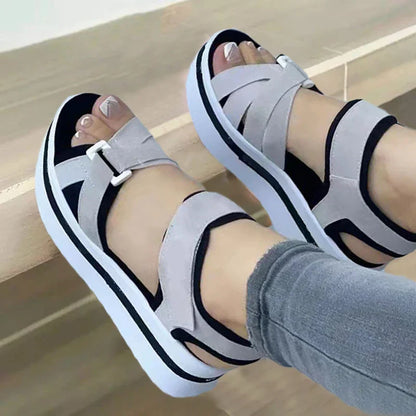Zomer Sandalen Sleehak Elegante Comfortabele Schoenen