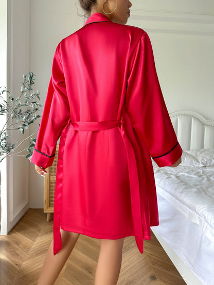 Zijden Pyjama Set