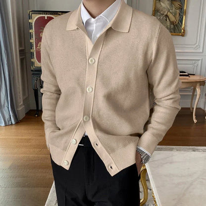 Heren Cardigan Button-Up Klassieke Stijl Comfortabel