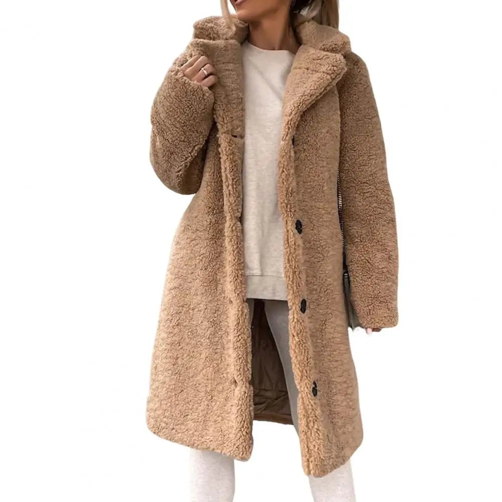 Dames Teddyjas Warm en Zachte Winterjas
