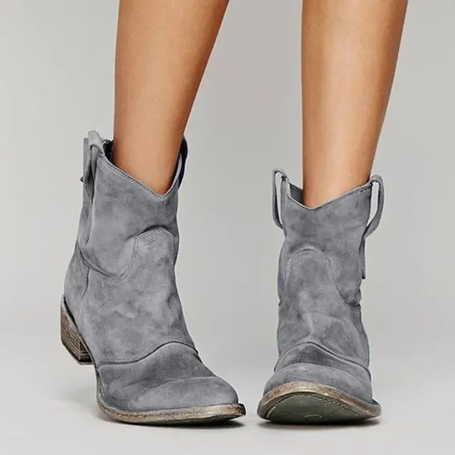 Dames Cowboylaarzen Enkel Western Stijl Vintage Look