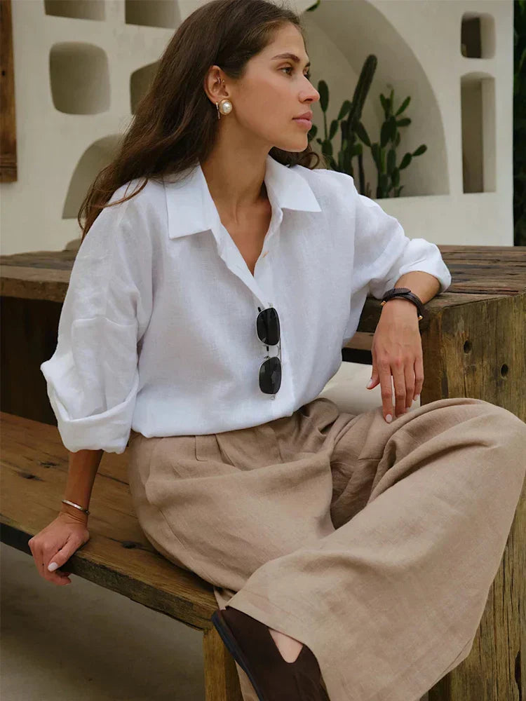 Dames Blouse Luchtig en Stijlvol Losvallend