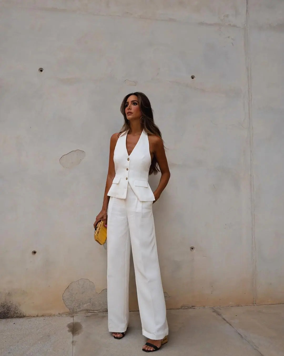 Dame Streetwear Set Top en BroekComfortabel en Stijlvol