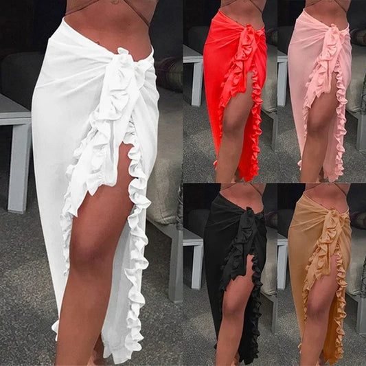 Zwemkleding Bikini Badpak Chiffon Cover Up - StudioMarella