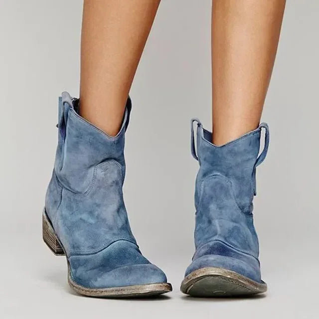 Dames Cowboylaarzen Enkel Western Stijl Vintage Look