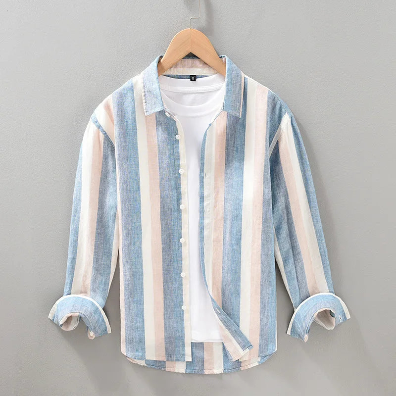 Elegante Overhemd voor Mannen Blauw Stijlvol