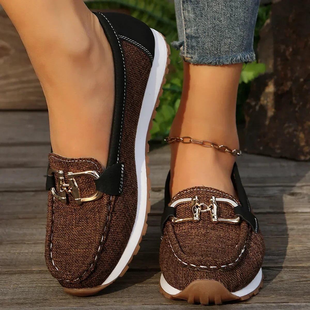 Dames Schoenen Casual Stoffen Loop schoenen