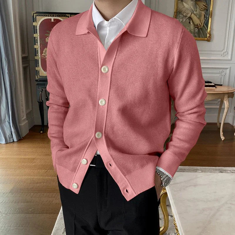 Heren Cardigan Button-Up Klassieke Stijl Comfortabel