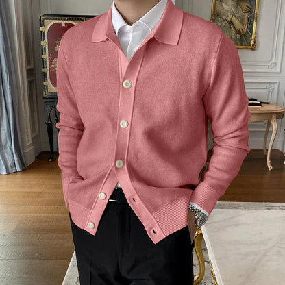 Heren Cardigan Button-Up Klassieke Stijl Comfortabel