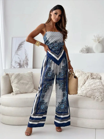 Dames Set Top en Pantalon Comfortabel Zomeroutfit