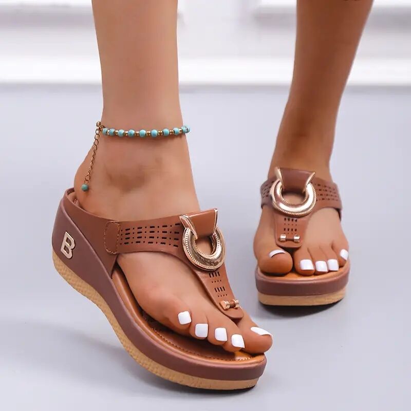 Orthopedische Sandalen met Open TeenComfortabele Hakken