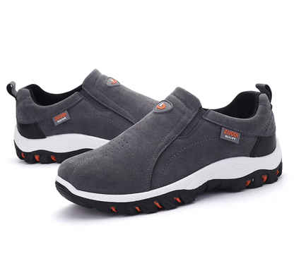 Comfortabele Heren Wandelschoenen met Schokdemping en Slip-On Sluiting