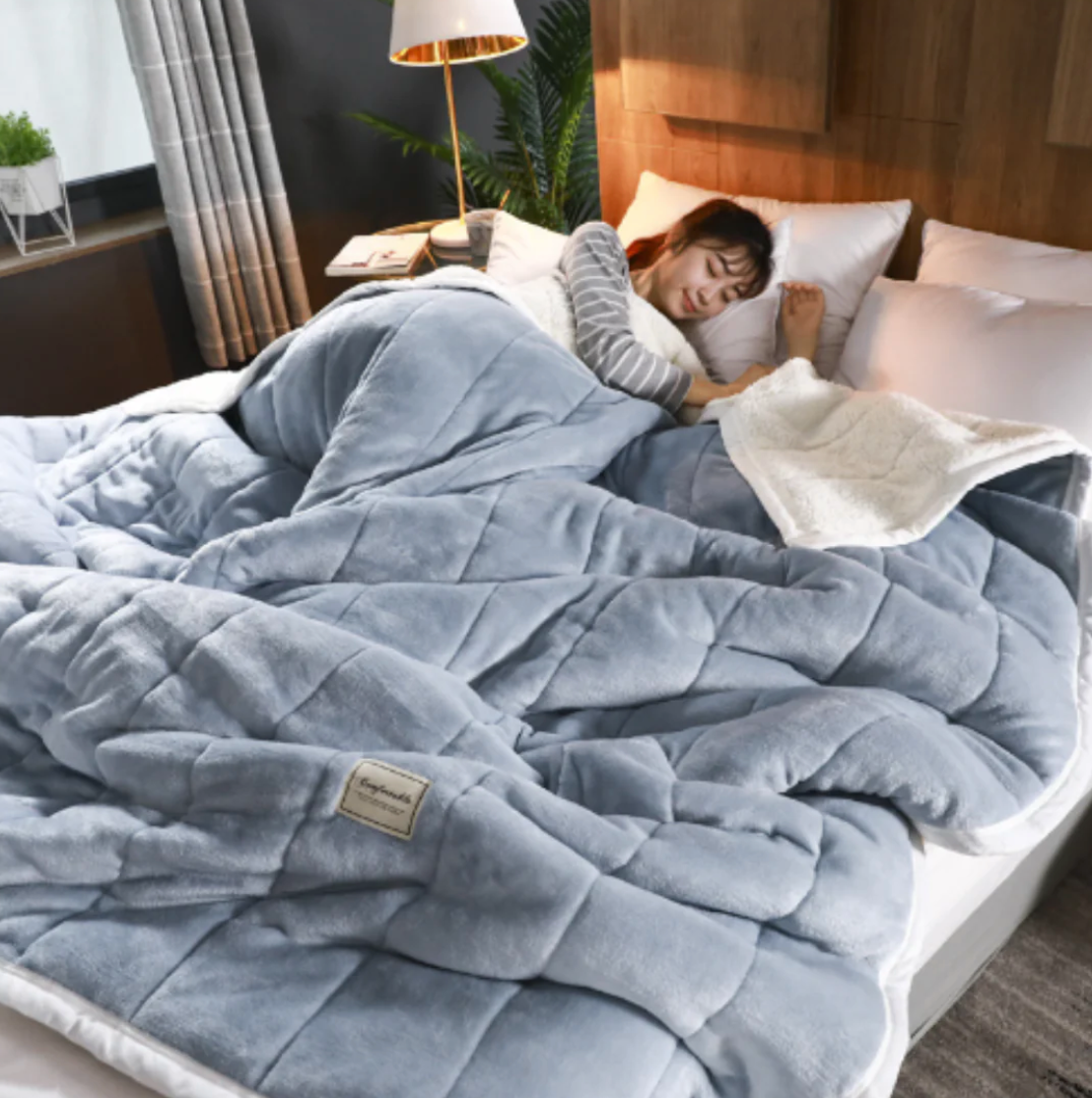 Dikke Fleece Deken Warm voor Bank en Bed