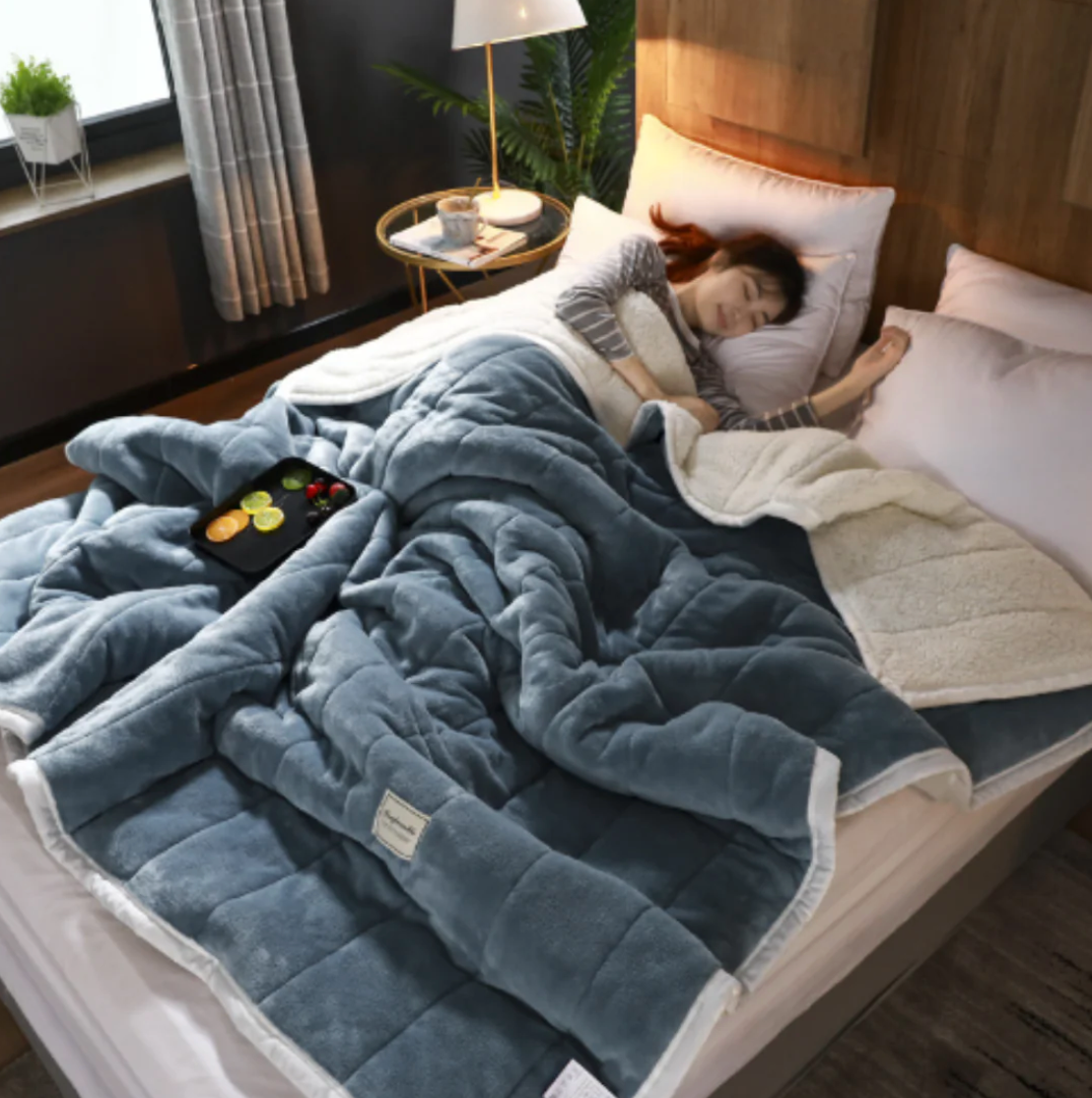 Dikke Fleece Deken Warm voor Bank en Bed