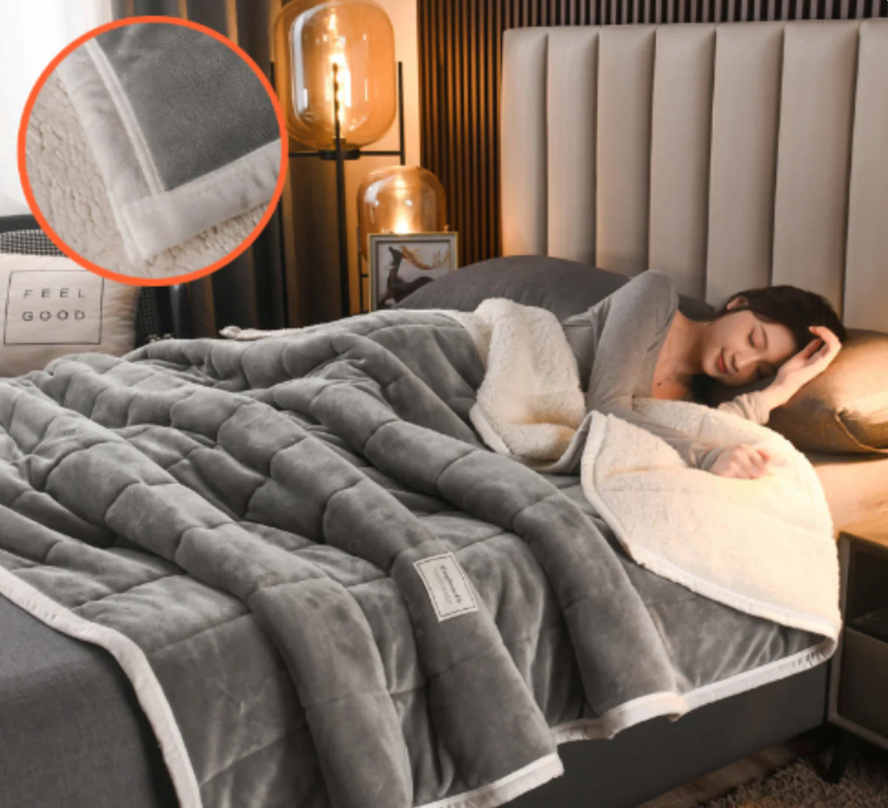 Dikke Fleece Deken Warm voor Bank en Bed