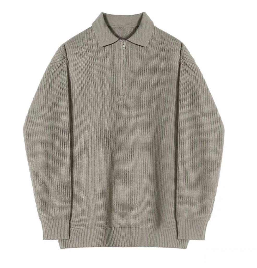 Heren Trui Kwart Rits – Comfortabel en Klassiek Design