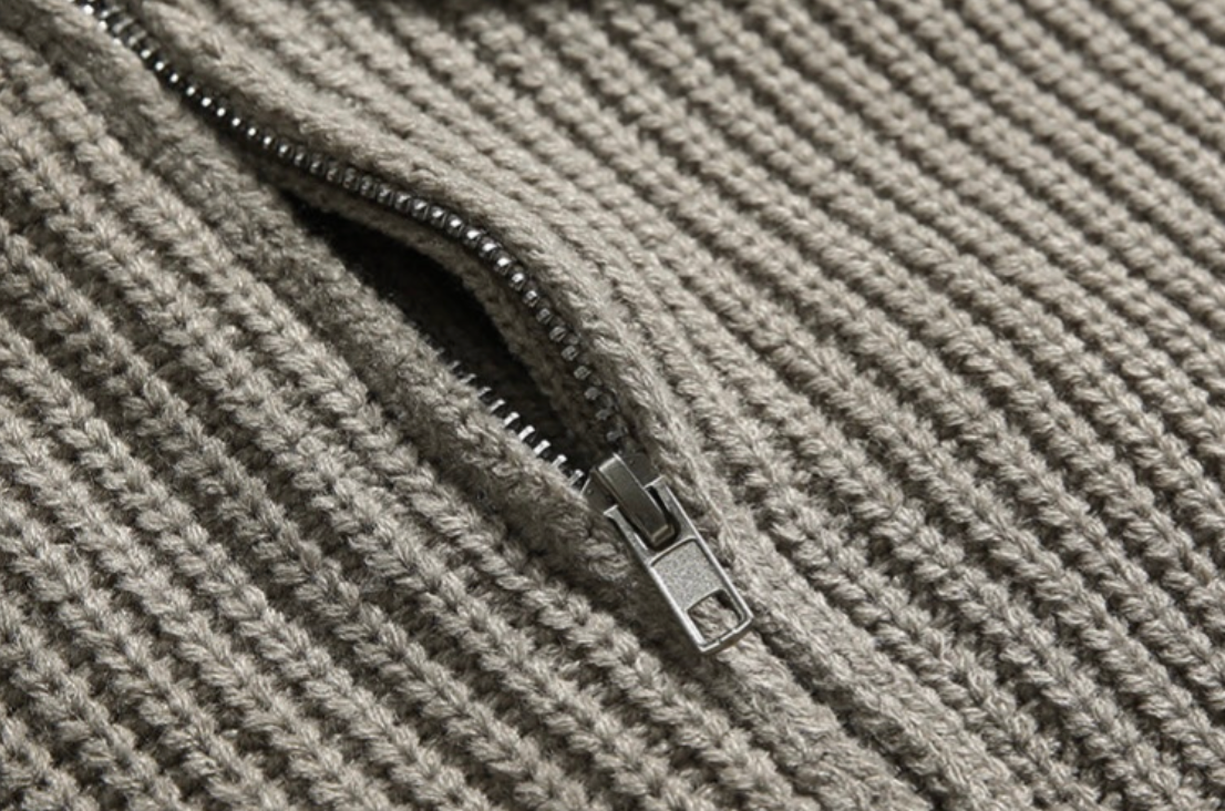 Heren Trui Kwart Rits – Comfortabel en Klassiek