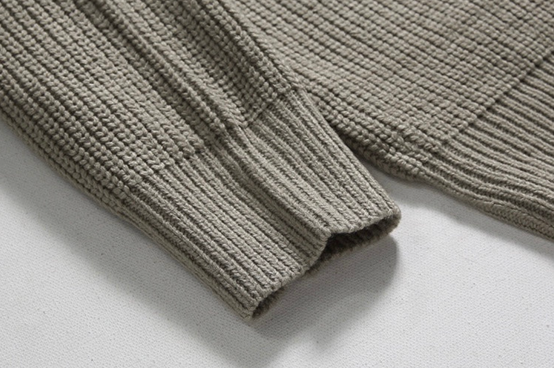 Heren Trui Kwart Rits – Comfortabel en Klassiek