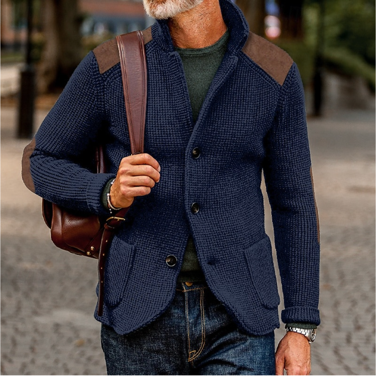 Heren Trui Warme Cardigan voor Herfst en Winter Stijlvol - StudioMarella