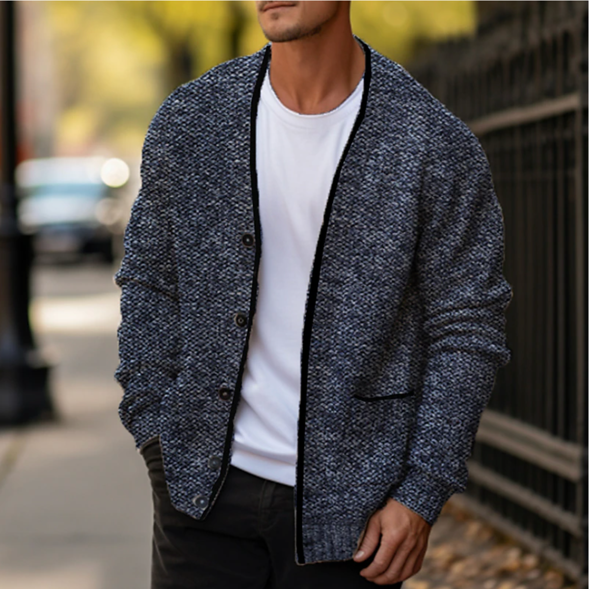 Heren Gebreide Vesten Warme Wintercardigan