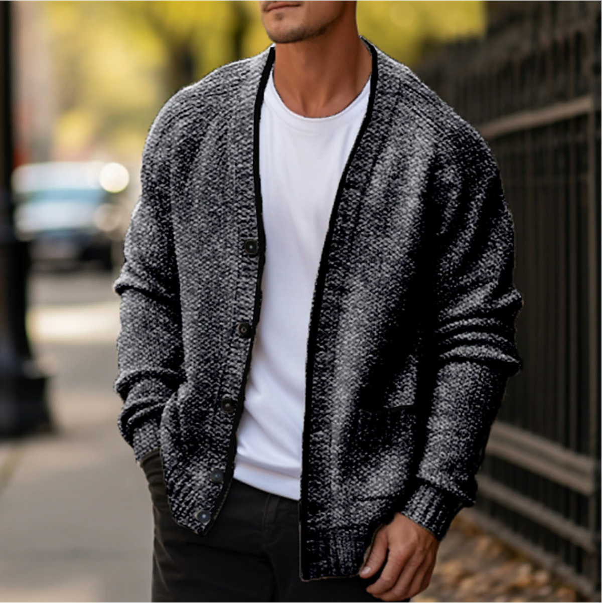 Heren Gebreide Vesten Warme Wintercardigan