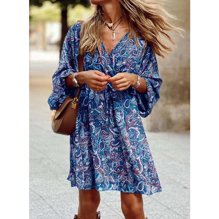 Boho Zomerjurk Lange Vrouwenjurk Zomerse Stijl