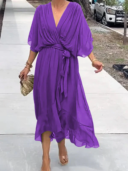 Elegante Chiffon Jurk voor Feesten en Ceremonies