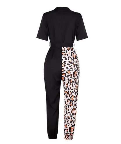 Jumpsuit Elegante Knoopsluiting Minimalistisch Design