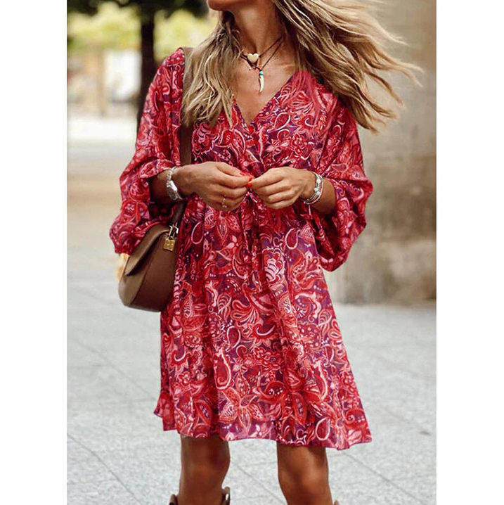 Boho Zomerjurk Lange Vrouwenjurk Zomerse Stijl
