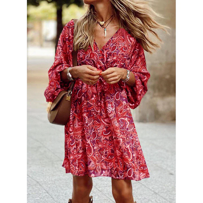 Boho Zomerjurk Lange Vrouwenjurk Zomerse Stijl