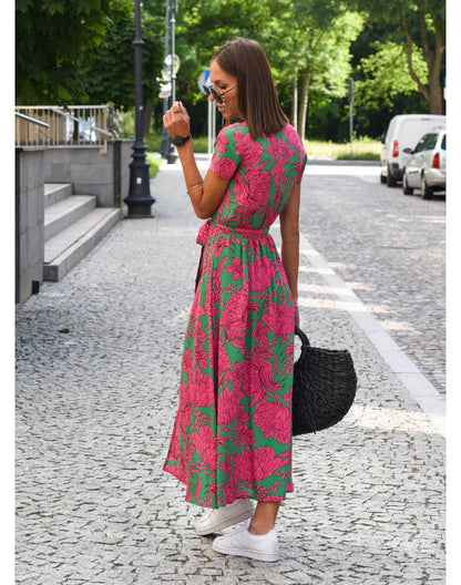 Dames Elegante Jurk met V-hals