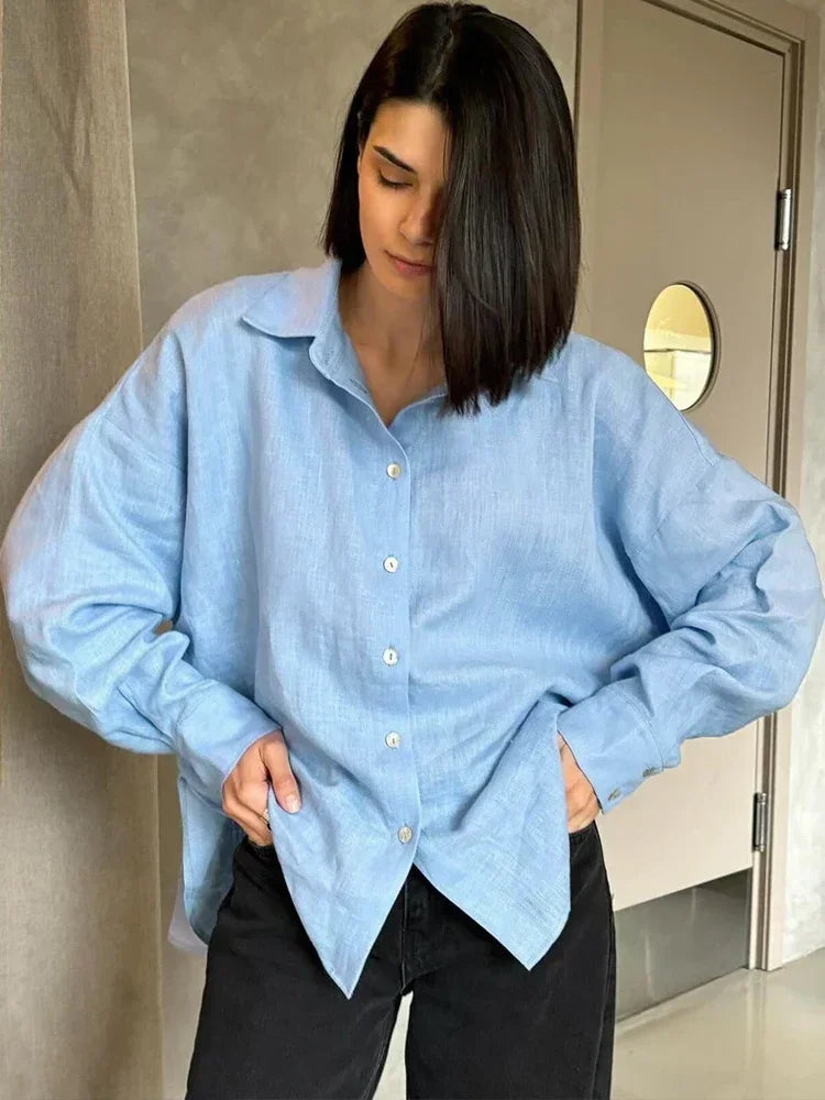 Dames Blouse Luchtig en Stijlvol Losvallend