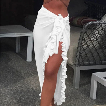 Zwemkleding Bikini Badpak Chiffon Cover Up