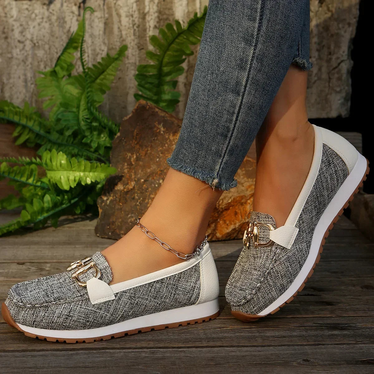 Dames Schoenen Casual Stoffen Loop schoenen