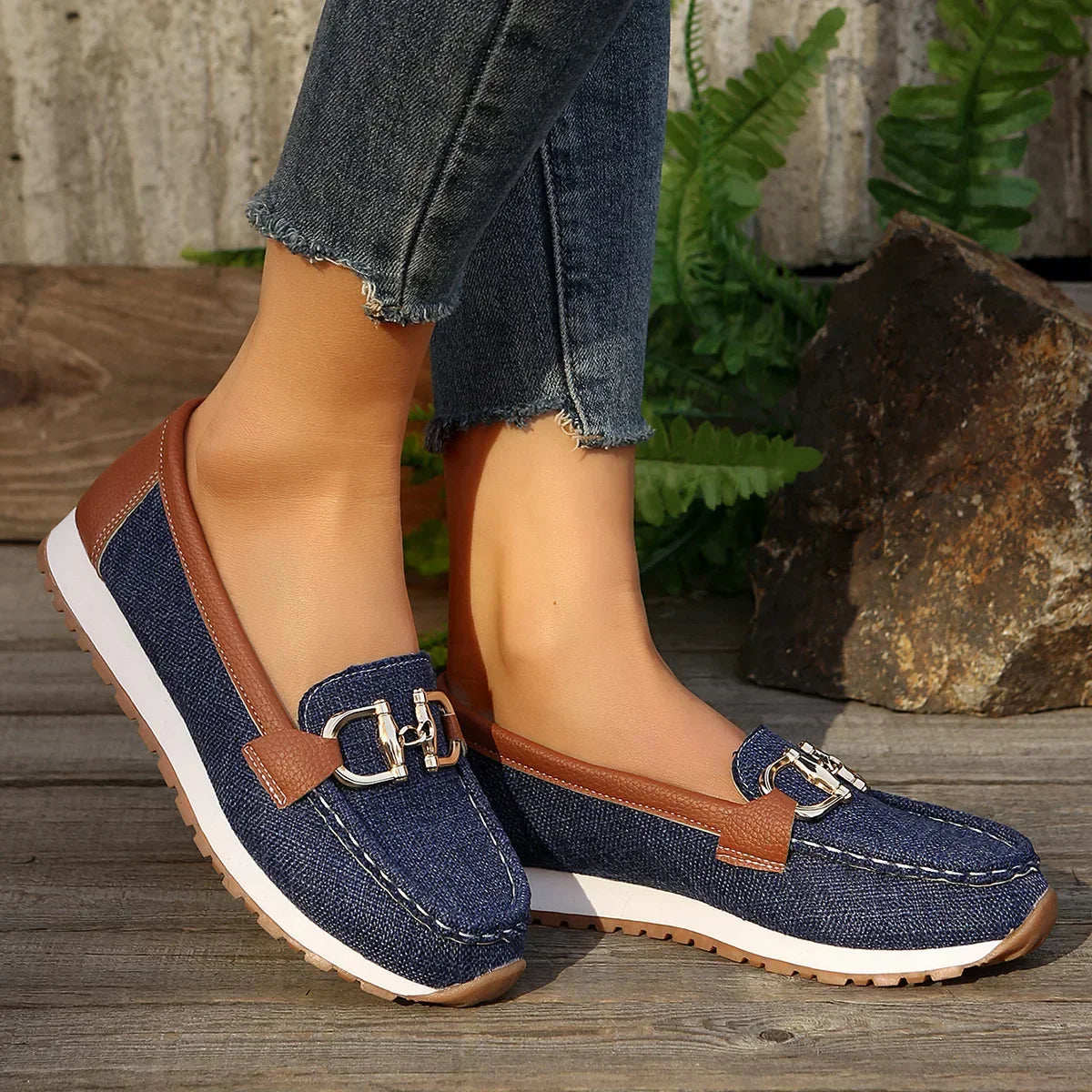 Dames Schoenen Casual Stoffen Loop schoenen
