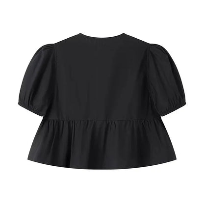 Crop Top Luipaardprint of Effen Korte Dame Top