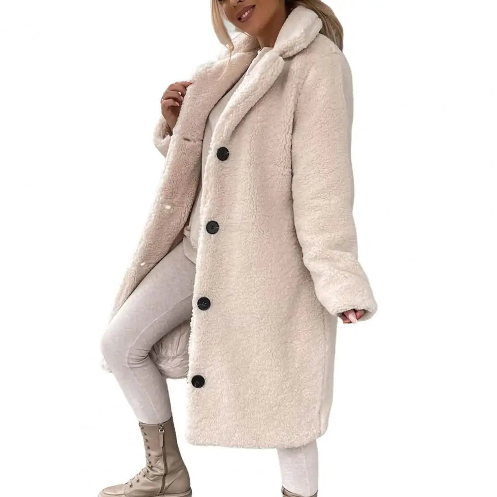 Dames Teddyjas Warm en Zachte Winterjas