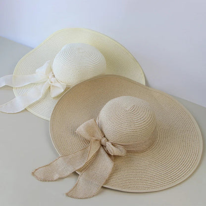 Vrouwen Panama Hoed met Bloem Elegant Design