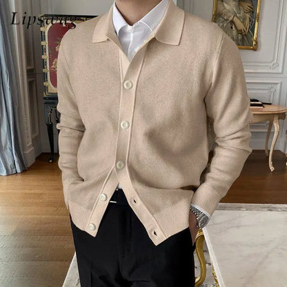 Heren Cardigan Button-Up Klassieke Stijl Comfortabel - StudioMarella