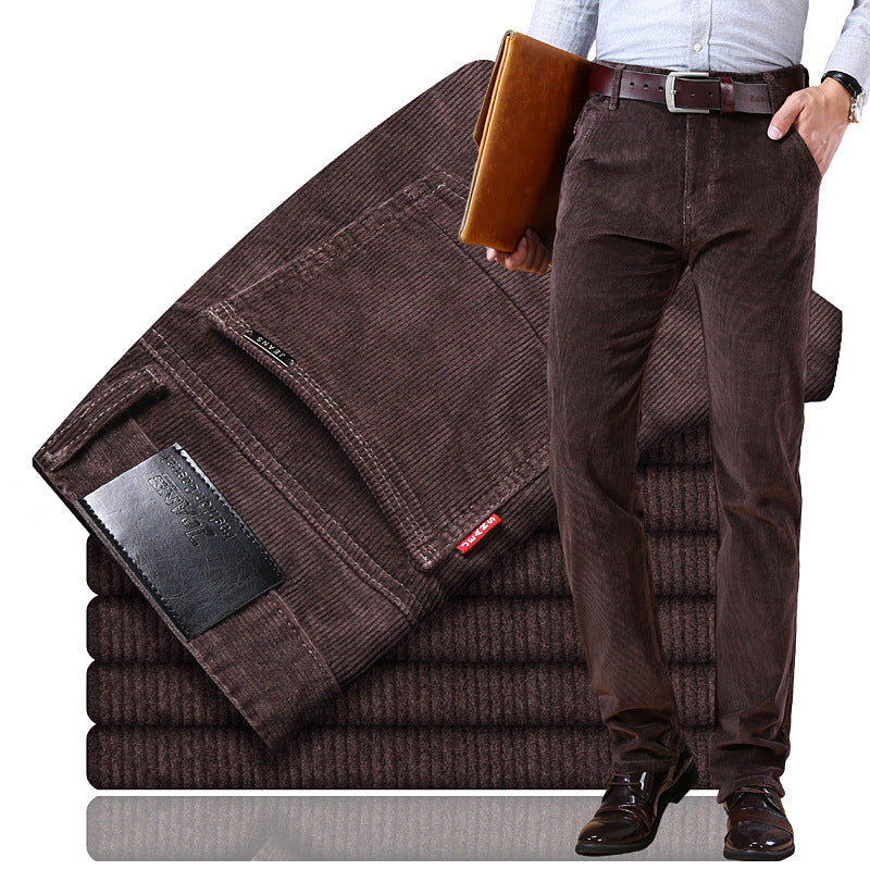 Corduroy Broek Klassiek Comfortabel Herenmodel - StudioMarella